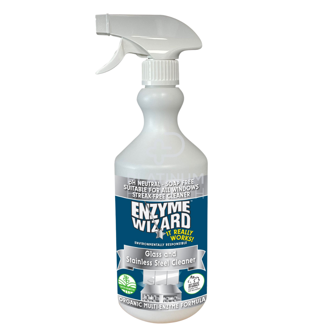 Glass And Stainless Steel Cleaner 750ml Enzyme Wizard