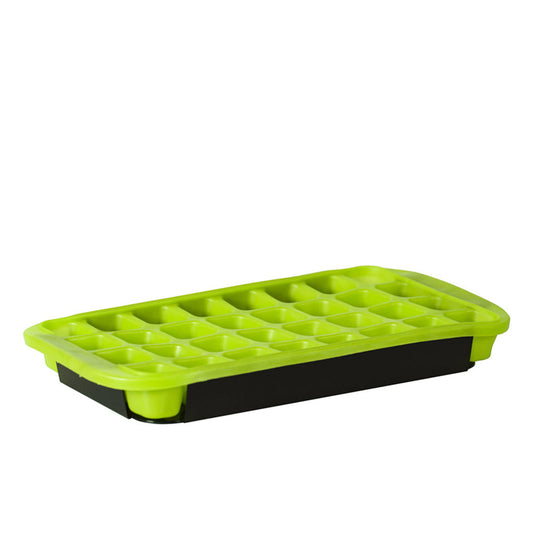 32 Cup Flexible Ice Cube Tray with Base Tray