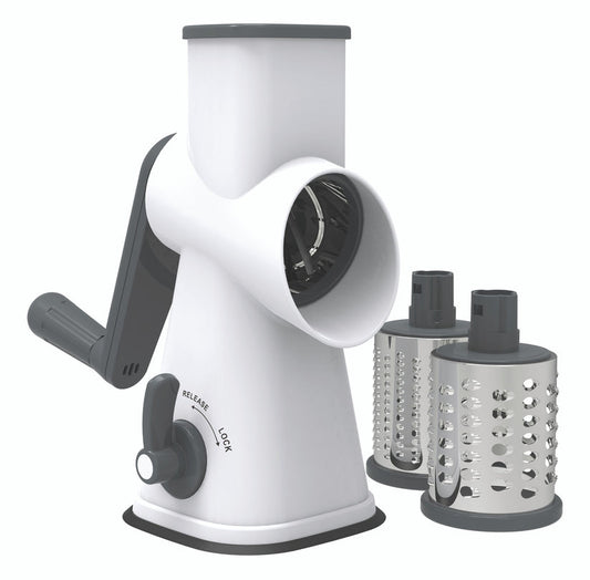 Avanti Table Top Drum Grater with 3 Interchangeable Blades