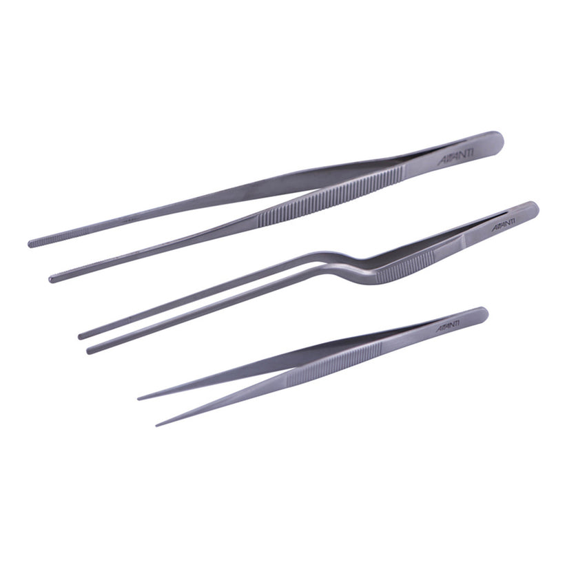 Avanti Plating Tweezers – 3 Piece Set