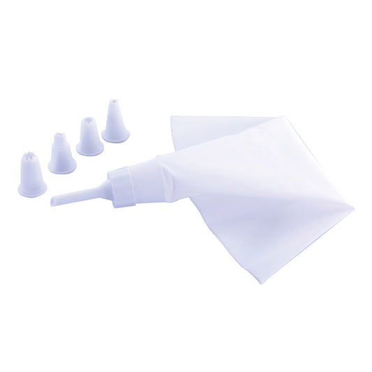 Avanti Icing Set with 5 Plastic Nozzles & 35cm PEVA Piping Bag