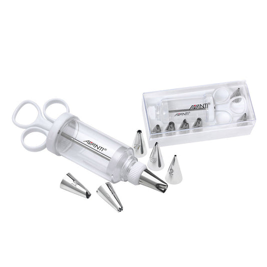 Avanti Syringe Icing Set in Acrylic Box – 7 Piece Set