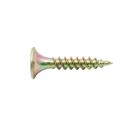 Zenith Plasterboard Screws Bugle Head Gold Passivated 6G x 20mm 100 Pack