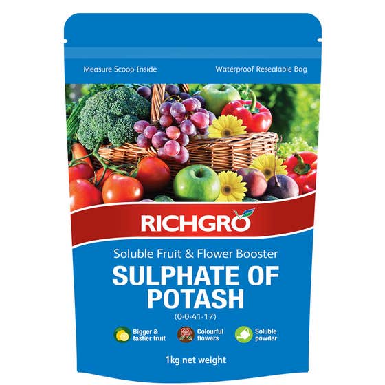 Sulphate of Potash Soluble Fruit & Flower Booster 1kg - Richgro