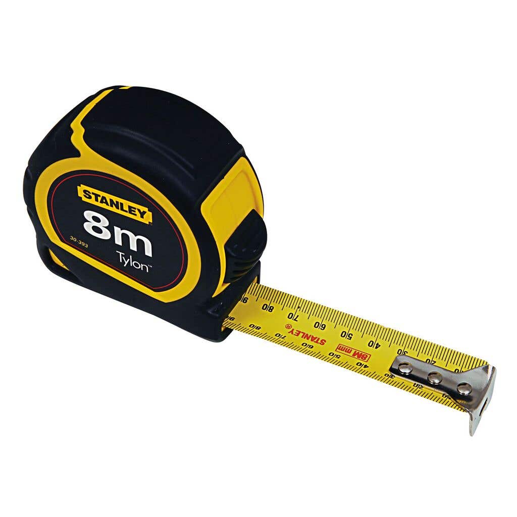 Stanley Tylon Tape Measure 8m x 25mm