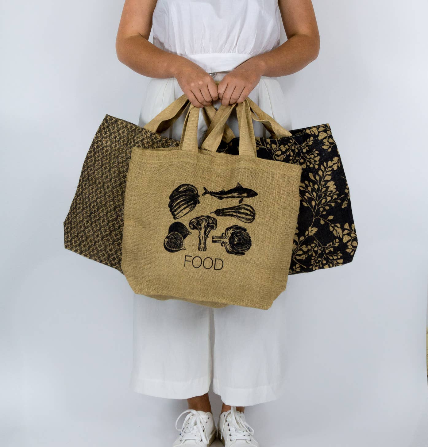 Charcoal Food Grocer Bag