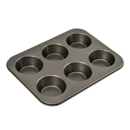 Bakemaster 6Cups Lrg Muffin Pan 35X26Cm
