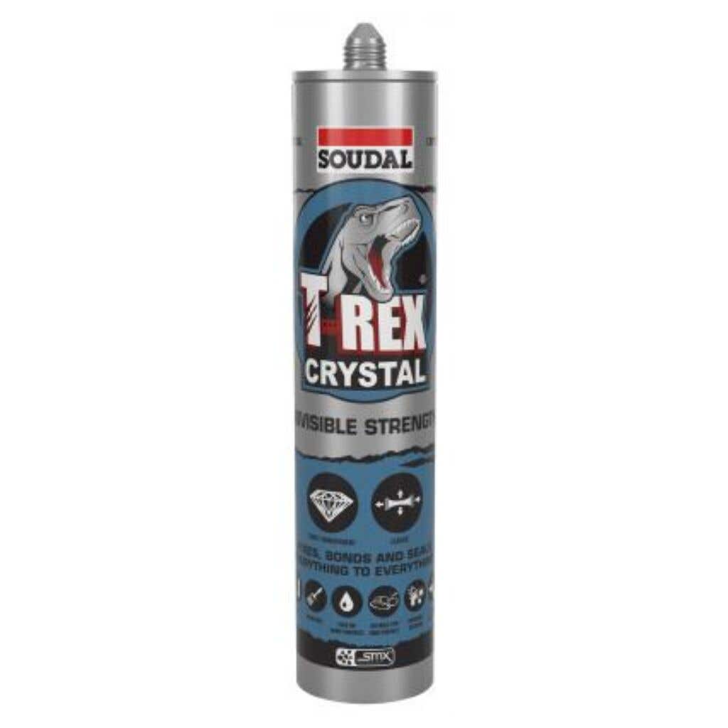 Adhesive Sealant Crystal T-Rex 290ml Soudal
