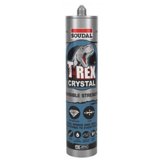Adhesive Sealant Crystal T-Rex 290ml Soudal