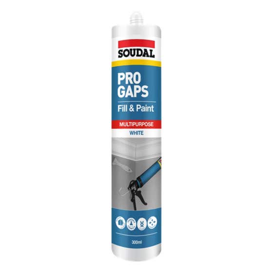 Pro Gaps Fill & Paint 300ml Soudal
