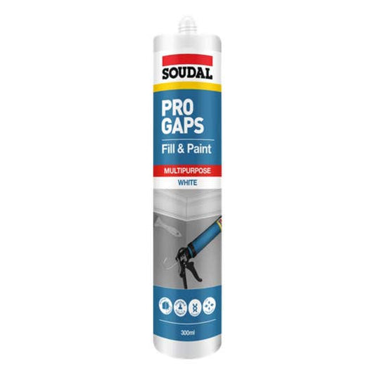 Pro Gaps Fill & Paint 300ml Soudal