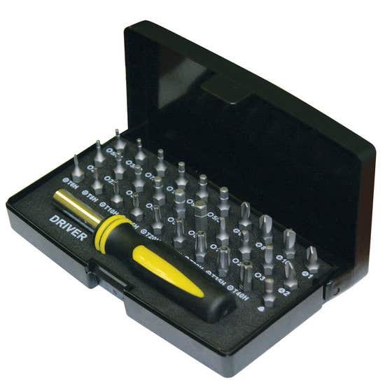 Stanley Security Screwdriver Bit Set with Driver – 31 Piece
