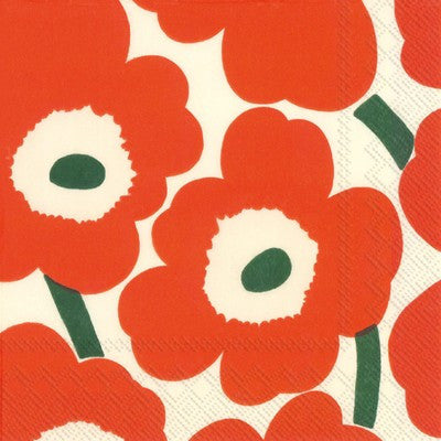Marimekko - Unikko Orange Green