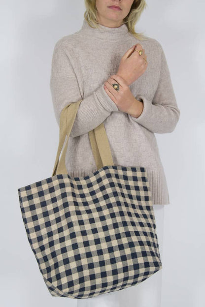 Gingham Tote Assorted: Assorted