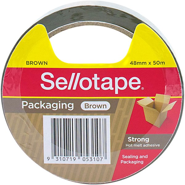 Sellotape Packaging Tape Brown 48mm x 50m