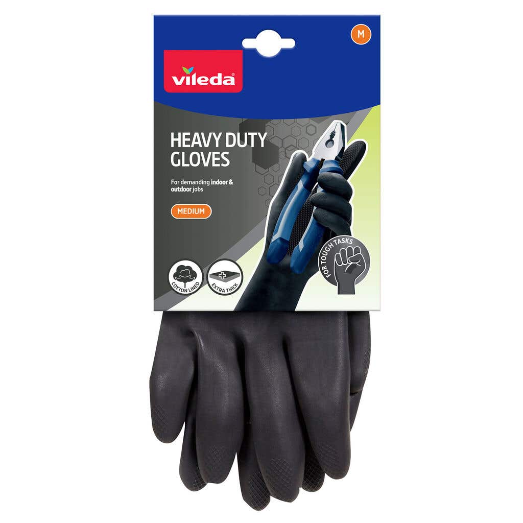 Ansell Heavy Duty Latex Gloves Medium