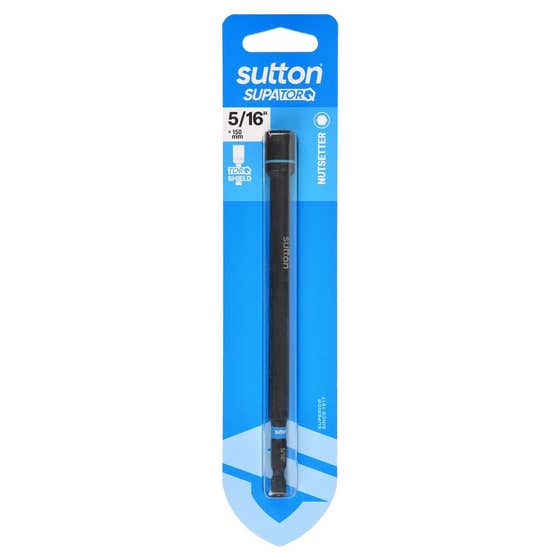 Sutton Tools SupaTorq Magnetic Nutsetter Bit 5/16" x 150mm