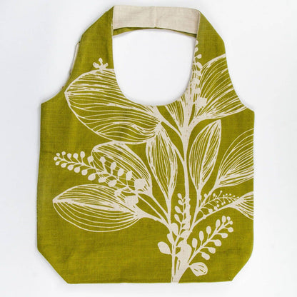Slub Cotton Shopper Bag: Reverse Charcoal