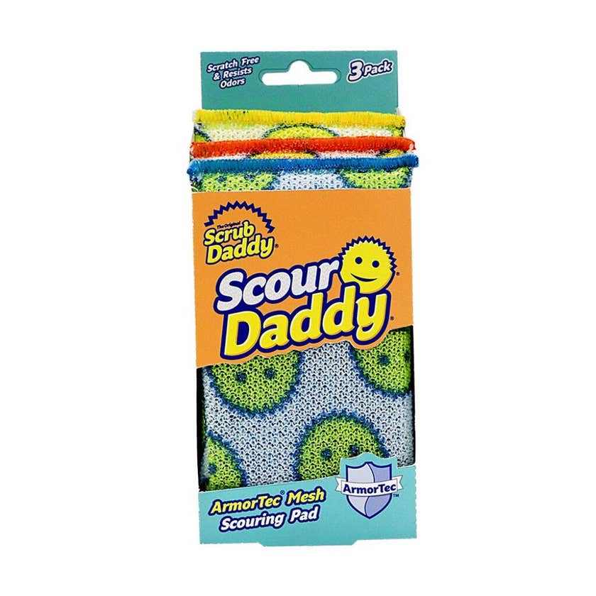 Scour Daddy 3 Pack Mixed Colours - Scrub Daddy