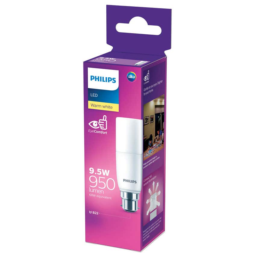 Globe LED Stick BC 9.5W (60W) 806lm Warm White Philips