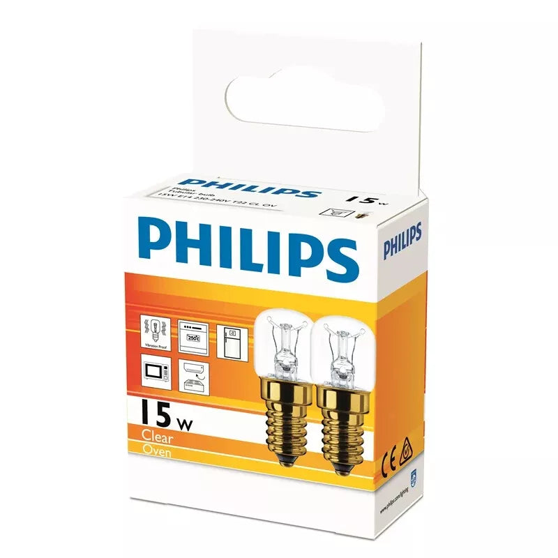 Globe Oven SES T22 Clear Oven 2pk Philips