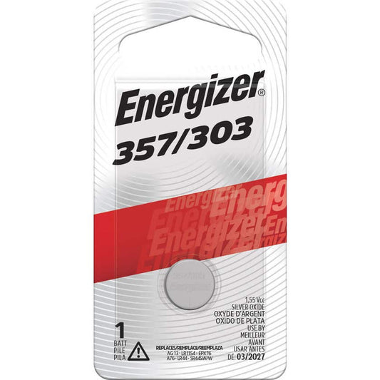 Battery Coin Watch Silver Oxide 357BP Energizer