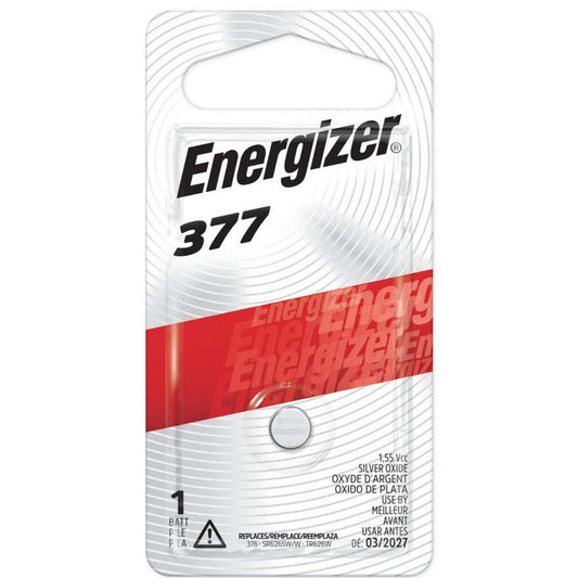 Battery Coin Watch Silver Oxide 377BP Energizer