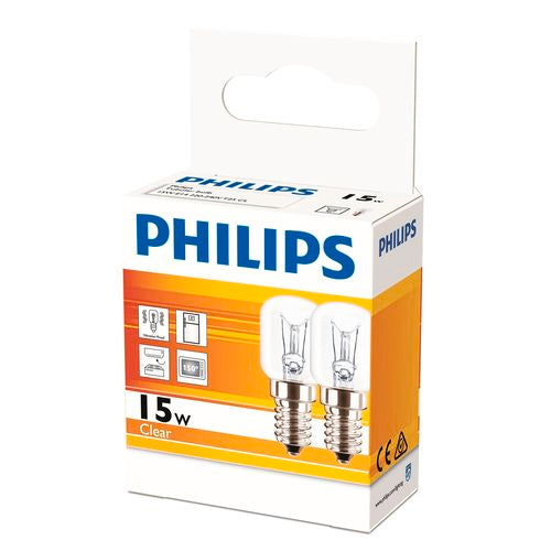 Globe Appliance SES T25 Clear Pilot 15W 2pk Philips