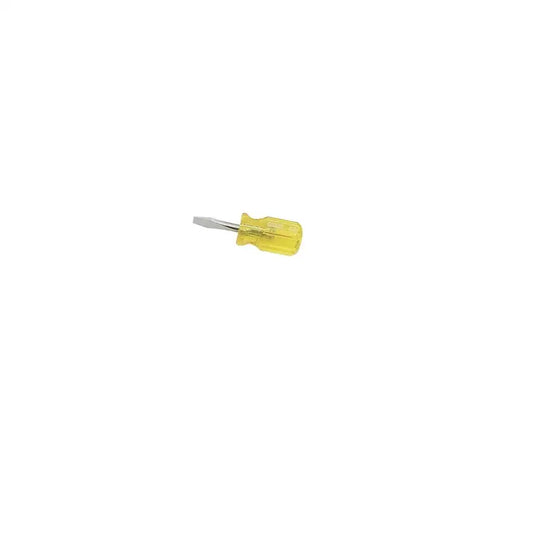 Stubby Acetate Handle Flat Screwdriver 6 x 38mm