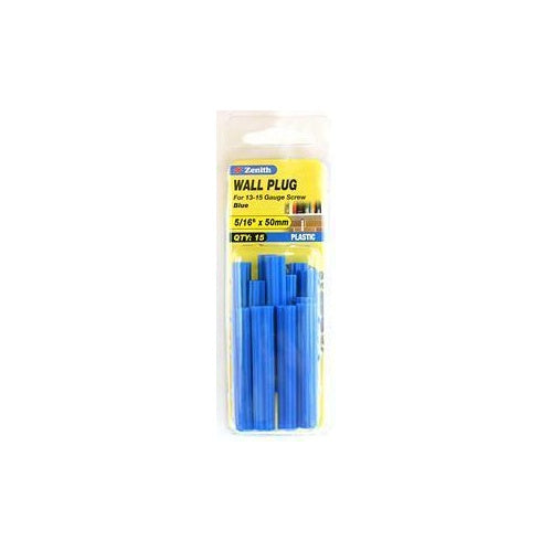 Wallplug Blue 5/16x50mm Sp15