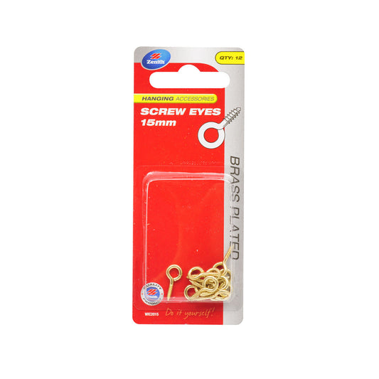 Curtain Eyelet Screw 15X1.6mmbp Cd 12