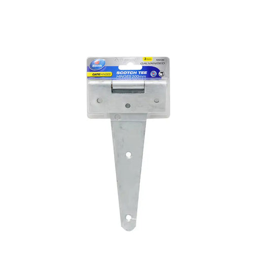 Hinge Tee Standard Hot Dipped Galvanised 200mm Card Of 2
