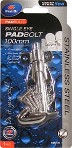 Padbolt S/steel 100x10mm Cd1