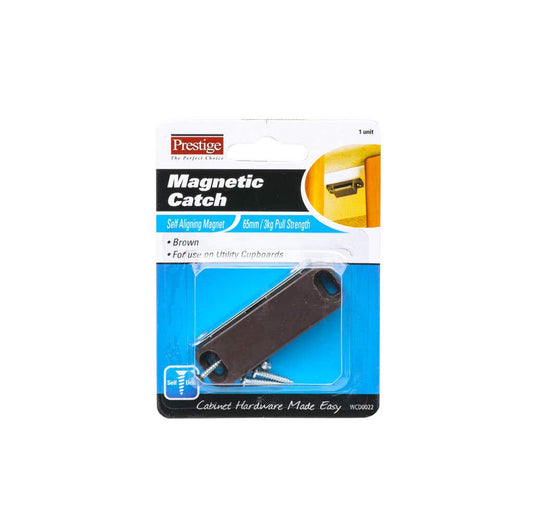Magnetic Catch Light Duty Brown 65mm - Prestige