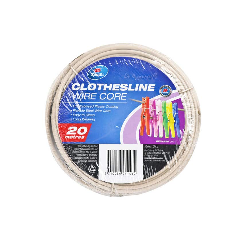 Clothesline Wire Pvc Wire Beige 3.7mmx20M