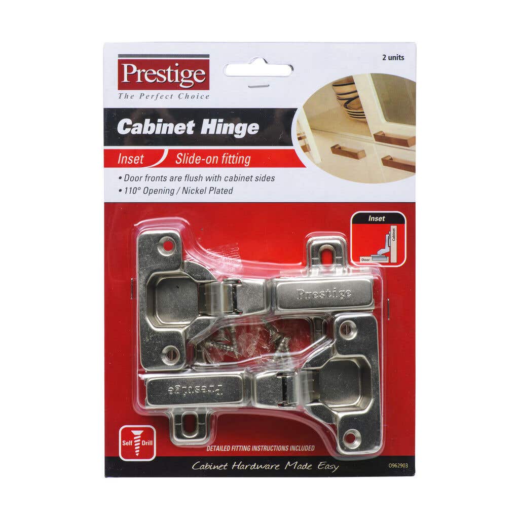 Hinge Conceal Insert Nickel Plated Card 2