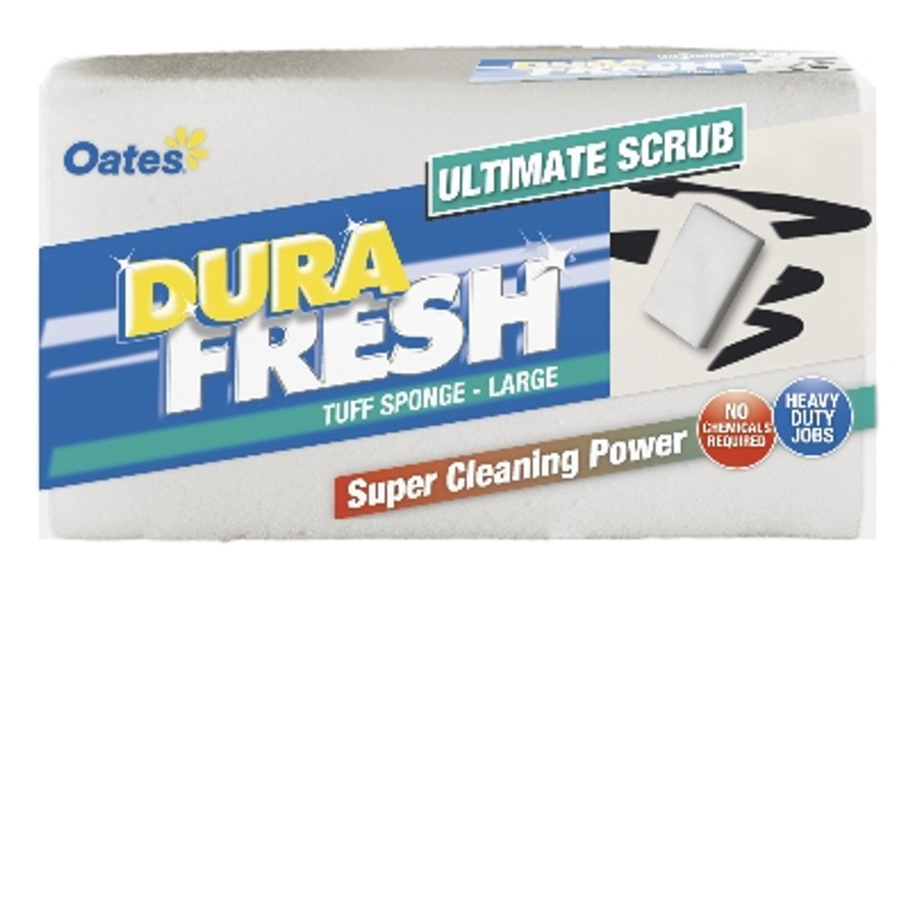 Sponge Block Multi Purpose Large Tuft White Oates