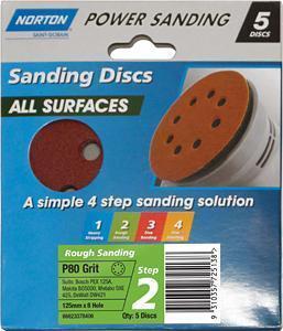 Disc Speedgrip 125x8H No80 cd5 Norton