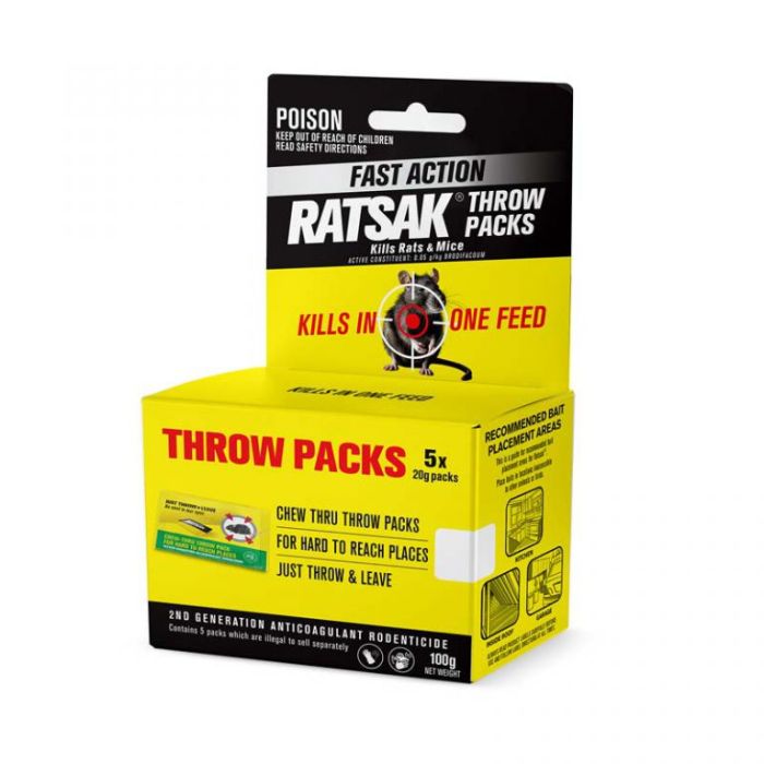 Throwpack Fast Action 5 x 20g Ratsak