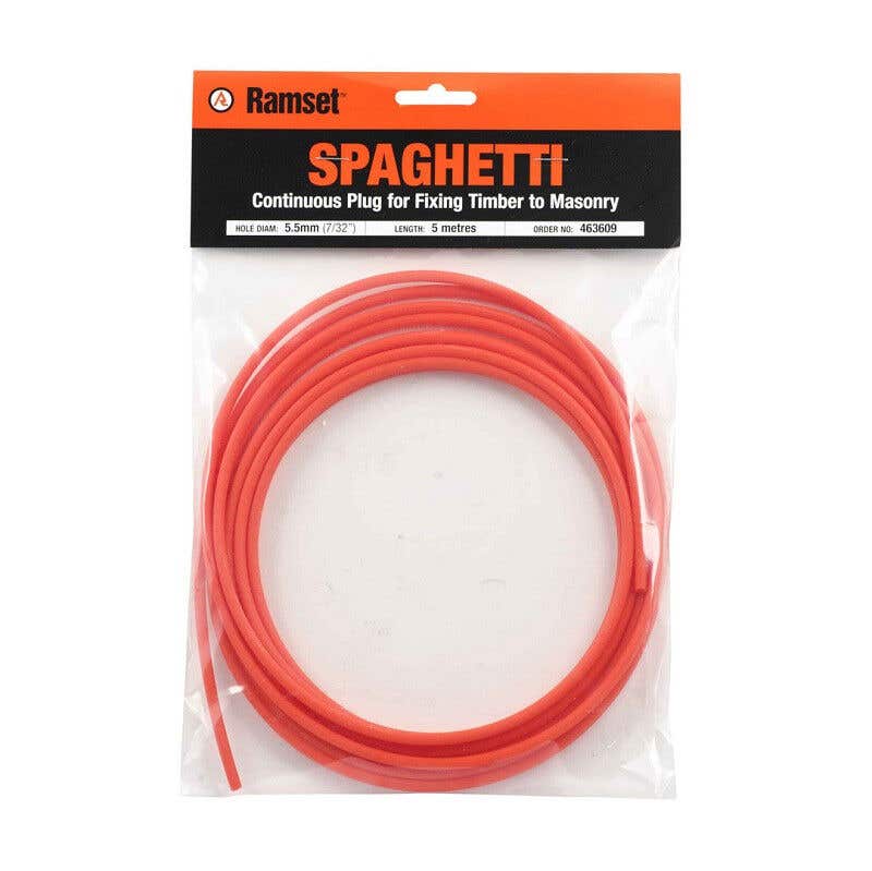 Spaghetti Roll Plug for Fixing Timber to Masonry 5mm x 5m Ramset
