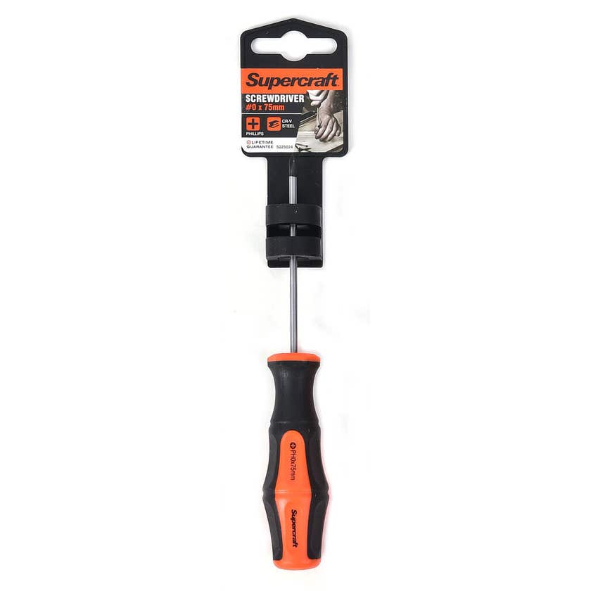 Screwdriver Phillips No0 3.2x75mm Supercraft