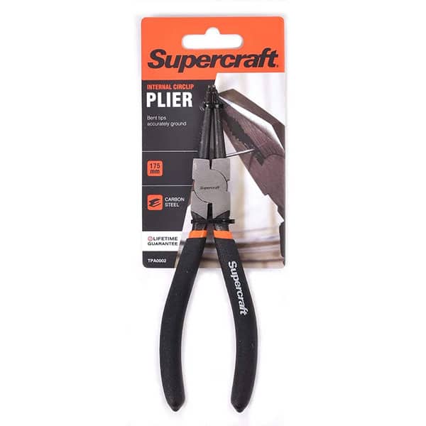 Plier Circlip Internal Bent 175mm Supercraft