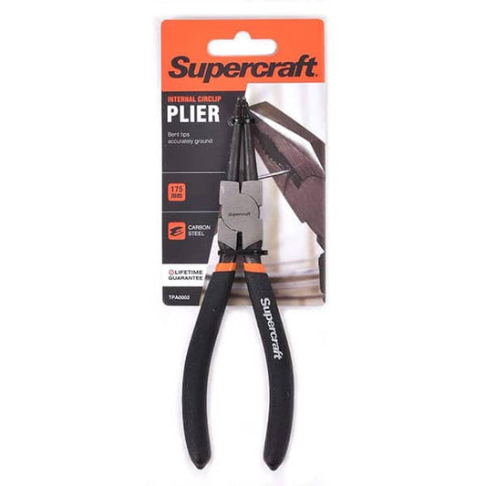 Plier Circlip Internal Bent 175mm Supercraft