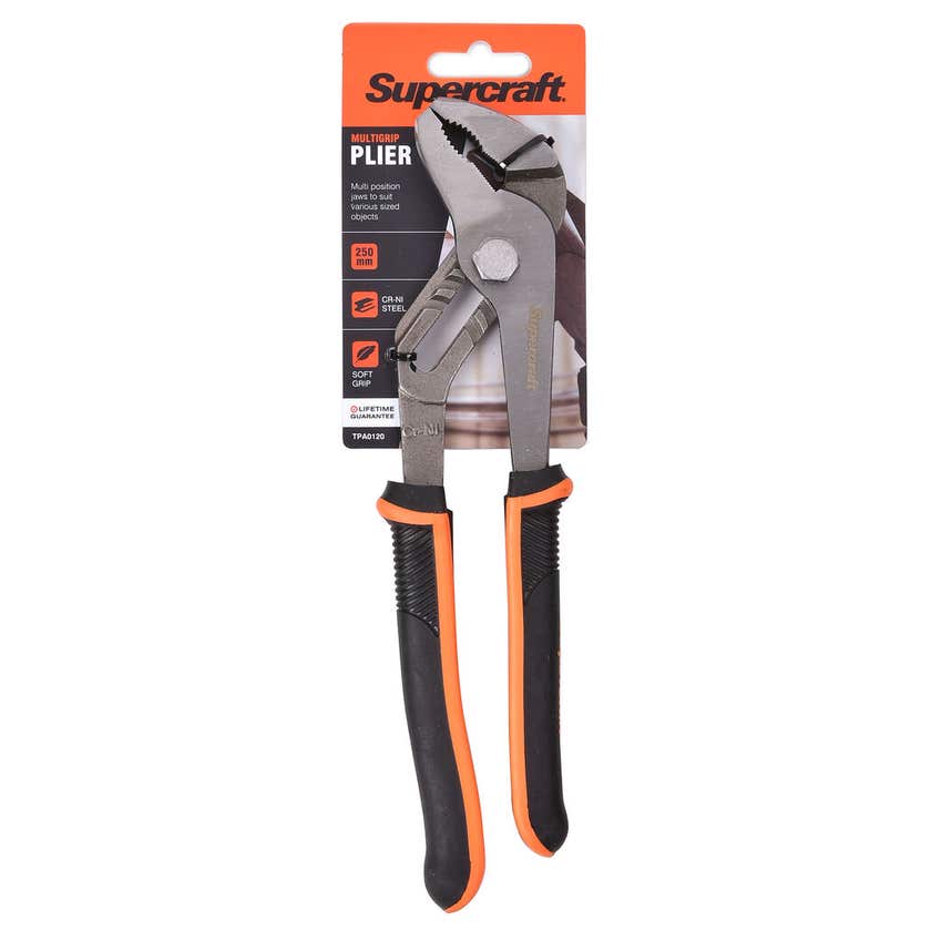 Plier Multigrip 250mm Supercraft