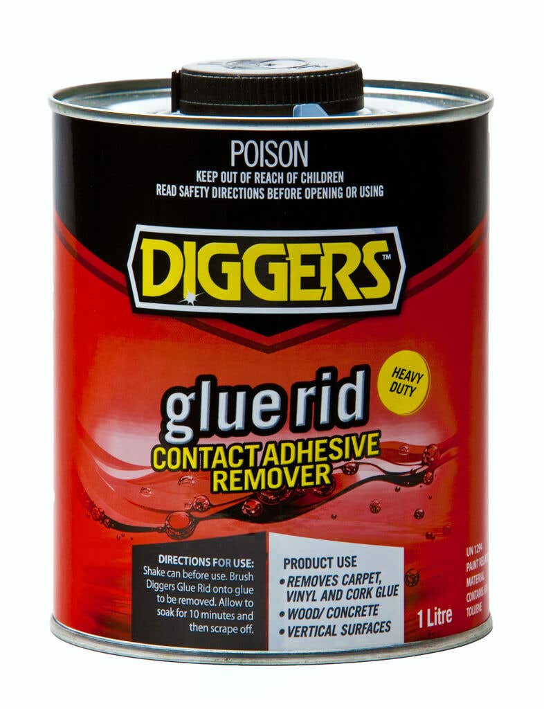 Glue Rid Contact Adhesive Remover 1L Diggers