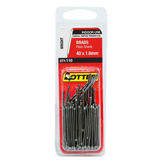 Nail Bullet Head Bright 40x1.60mm Handy Pack 110