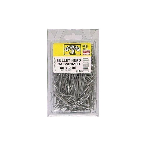 Nail Bullet Head Bright 40x2.00mm Handy Pack 80