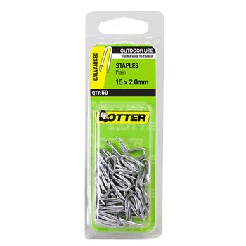 Staples Galvanised 15x2.00 Handy Pack 50