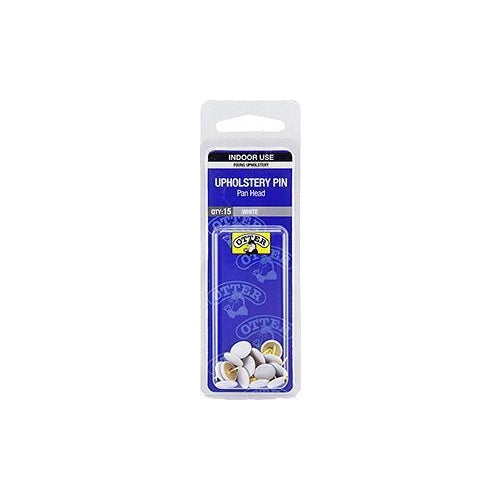 Otter Upholstery Pin Pan Head White 15Pk