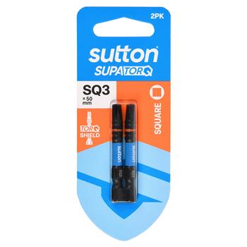 Bit Screwdriver S204 Supatorq SQ3 50mm 2Pk Sutton